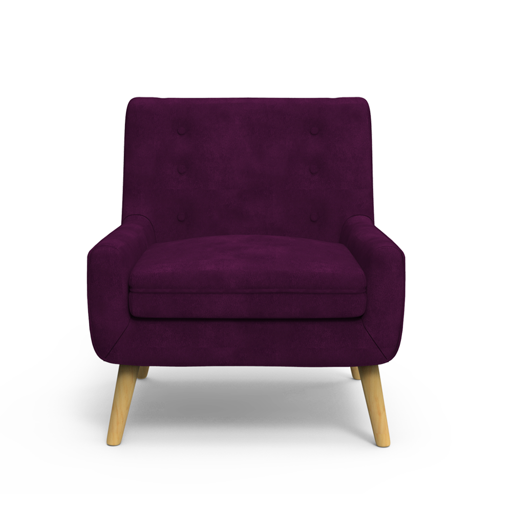 Dashen Arm Chair - Violet